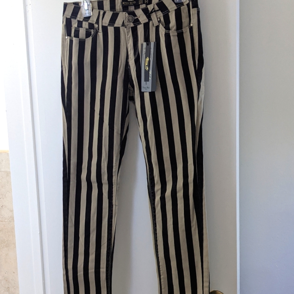 Pinstripe pants